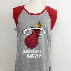 Nba 4her by Unk Miami Heat Rhinestone Top